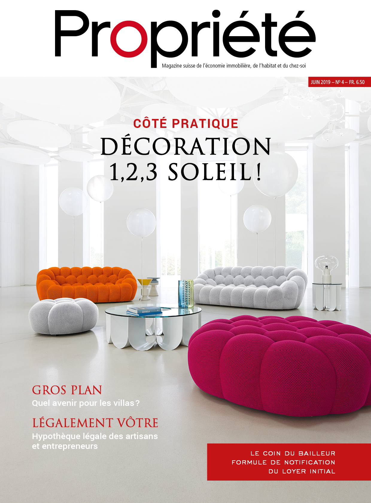 Fédération Romande Immobilière - Fédération Romande Immobilière - Décoration : 1, 2, 3 soleil !