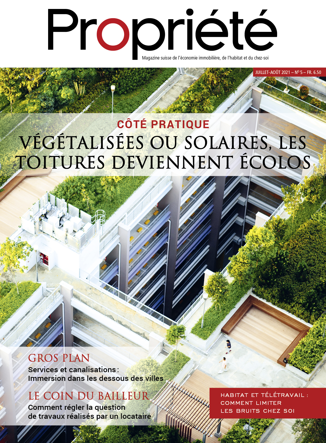 Fédération Romande Immobilière - Fédération Romande Immobilière - Végétalisées ou solaires, les toitures deviennent écolos